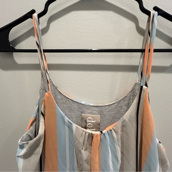 Anthropology Dolan Left Coast Collection Layered Dress Striped XS - Picture 3 of 5